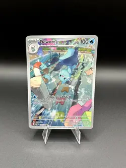 Pokemon: Dewott 106/086 SV White Flare Holo Illustration Rare NM - Image 1