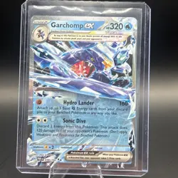 Pokemon Garchomp ex 038/182 SV04 Paradox Rift Double Rare Holo EX 320 NM - Image 3