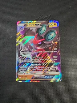 Pokemon TCG Noivern GX Holo Ultra Rare Card Burning Shadows 99/147 NM - Image 1