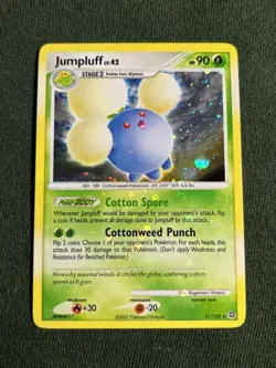 Jumpluff 11/132 Secret Wonders Holo Rare Pokemon Card LP HOLO BLEED - Image 1