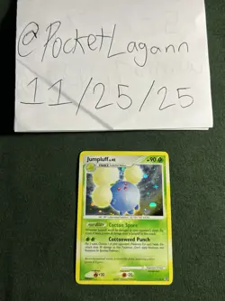 Jumpluff 11/132 Secret Wonders Holo Rare Pokemon Card LP HOLO BLEED - Image 2