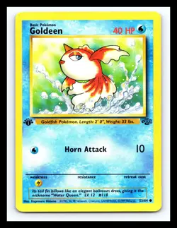 💥 GOLDEEN # 53/64 Jungle 1st Edition Stamp Non Holo Foil Pokemon 1999 Vintage - Image 1