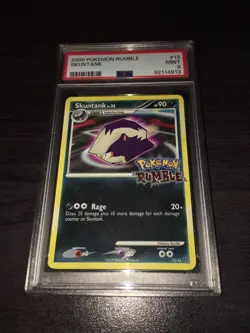 Pokemon Card Skuntank 13/16 Holo Foil Rumble Promo 2009 PSA 9 - Image 1