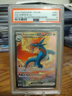 Salamence Ex #187 Pokemon Journey Together PSA 9 - Image 1