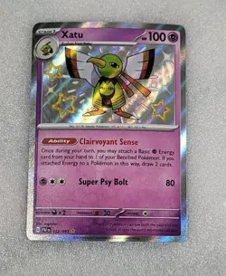 Xatu 152/091 NM/M PAF Scarlet Violet Paldean Fates Shiny Pokemon TCG - Image 1