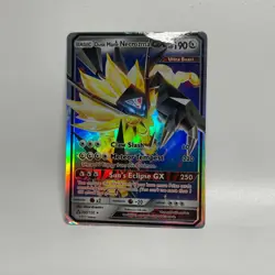 Pokemon Dusk Mane Necrozma GX Ultra Beast Sun Moon Ultra Prism 90/156 Holo - Image 1