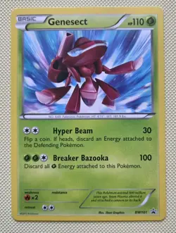 Pokemon Black Star Promo Genesect- BW101- NM - Image 1