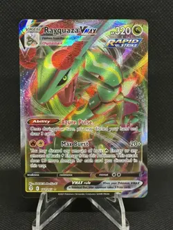 Rayquaza VMAX 111/203 Pokemon TCG Ultra Rare SWSH07: Evolving Skies Near Mint - Image 1