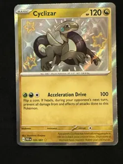 Cyclizar Shiny Baby Rare #195/091 2024 Pokemon Paldean Fates PAF NM - Image 1