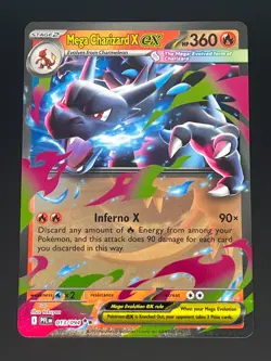Mega Charizard X ex 013/094 - Pokemon TCG Phantasmal Flames- Double rare - NM - Image 1