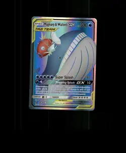 Fan-Art READ DESCRIPTION BELOW HOLO Magikarp Card Wailord Pokemon Card p3 - Image 1