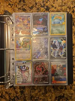Pokemon Binder Lot Of Scarlet & Violet, Mega Evolution Era - Image 1
