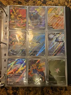 Pokemon Binder Lot Of Scarlet & Violet, Mega Evolution Era - Image 3