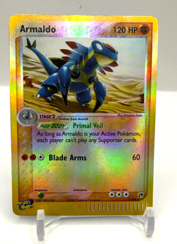 Pokemon TCG Armaldo 1/100 EX Sandstorm Reverse Holo Rare 2003 - Image 1