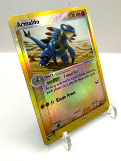 Pokemon TCG Armaldo 1/100 EX Sandstorm Reverse Holo Rare 2003 - Image 2