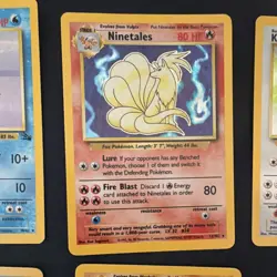 Pokemon Holo Rare Lot Lapras Ninetales Kangaskhan Vaporeon Machamp 1999 WOTC… - Image 3