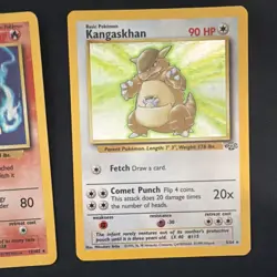 Pokemon Holo Rare Lot Lapras Ninetales Kangaskhan Vaporeon Machamp 1999 WOTC… - Image 4