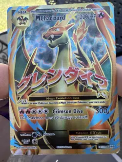 Pokemon M Charizard EX 101/108 Full Art Ultra Rare 2016 XY Evolutions - Image 1