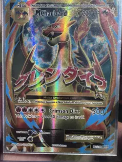 Pokemon M Charizard EX 101/108 Full Art Ultra Rare 2016 XY Evolutions - Image 4