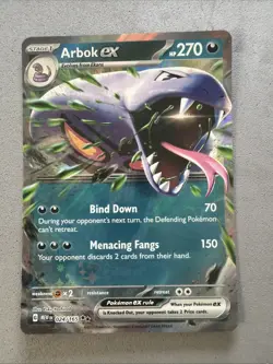 Pokemon TCG * Scarlet & Violet 151 * 024/165 Arbokex Double Rare HOLO NM - Image 1