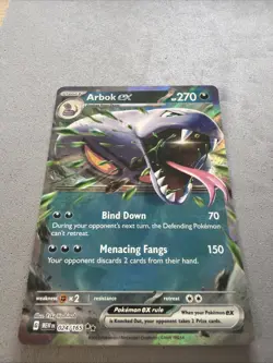 Pokemon TCG * Scarlet & Violet 151 * 024/165 Arbokex Double Rare HOLO NM - Image 2