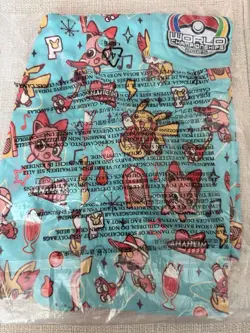 2025 Pokemon World Championships Varsity Pikachu Button Up Shirt Large - Image 2