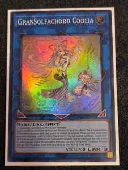 1x (NM) GranSolfachord Coolia - CYAC-EN049 - Super Rare - 1st Edition YuGiOh - Image 1