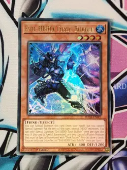 YUGIOH X3 SUDA-EN001 Evil HERO Toxic Bubble Ultra Rare 1ST EDITION PLAYSET - Image 2