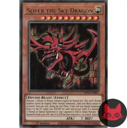 Yugioh Slifer the Sky Dragon EGS1-EN001 Ultra Rare 1st Edition NM - Image 1