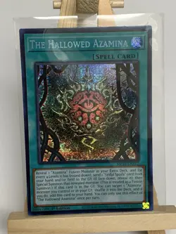 Yu-Gi-Oh! The Hallowed Azamina Prismatic Secret Rare 1st Edition MP25 - Image 3