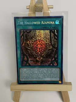 Yu-Gi-Oh! The Hallowed Azamina Prismatic Secret Rare 1st Edition MP25 - Image 5