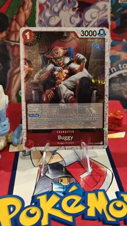 One Piece CCG - Buggy (Foil) OP03-008 UC The Best 2 ONE PIECE Card Game NM Eng. - Image 1