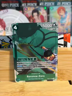 RORONOA ZORO (WINNER PACK 2025 VOL. 3) EB02-019 OPromo Foil One Piece TCG NM - Image 1