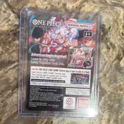 Bandai Namco One Piece CCG Monkey.D.Luffy US Voyage Promo Full Art Holo Card - Image 3