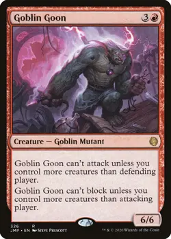 Goblin Goon Jumpstart NM Magic The Gathering MTG Single X1 Card - Image 1