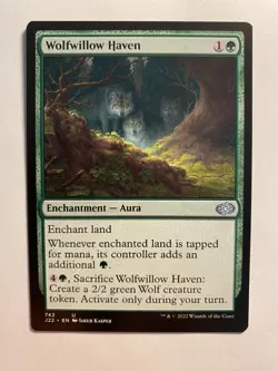 Wolfwillow Haven MTG Jumpstart 2022 NM Card Commander Magic Anime X1 Single - Image 3