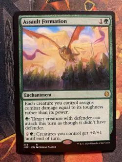 Assault Formation Magic The Gathering MTG Single X1 Card NM Jumpstart Green - Image 3