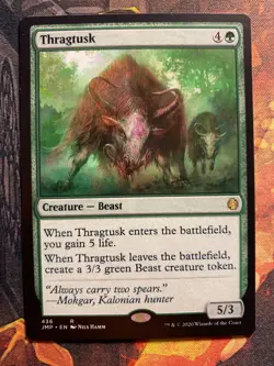 Thragtusk Magic The Gathering MTG Single X1 Card NM Jumpstart Green Beast - Image 3
