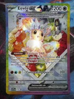 Eevee ex - 174 SV: Scarlet & Violet Promo Cards Pokemon Card NM - Image 1
