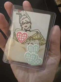 Magic MTG Altered Forest / Land Card | Original Hand Painted & Color Anime Girl - Image 3