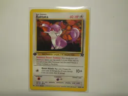 RATTATA FIRST EDITION # 66/82 NON HOLO POKEMON CARD - Image 1
