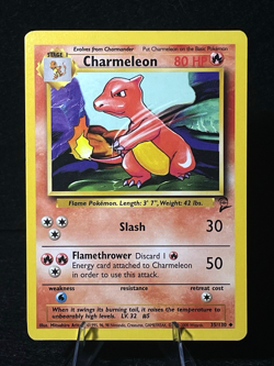Pokemon Charmeleon 35/130 Base Set 2 Regular LP Kanto Starter TCG Card - Image 1