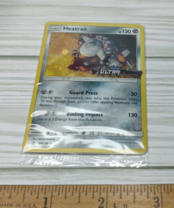 Heatran 88/156 Stamped Ultra Prism Promo Pokemon TCG Card Sealed - Image 1
