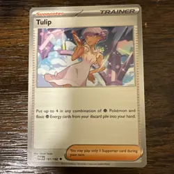 Tulip - 181/182 - Pokemon Paradox Rift 2023 - Uncommon Card NM - Image 1