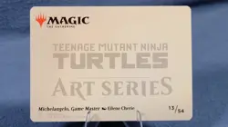 Michaelangelo, Game Master 13/54 Art Series TMNT MTG Art Card NM/M - Image 2