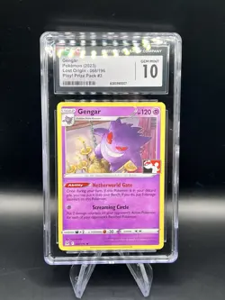 CGC 10 GEM MINT Gengar 066 Prize Pack Series 3 PLAY! Promo Graded Pokemon Card - Image 1
