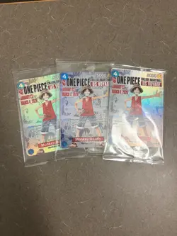 one piece monkey d luffy card package (3 cards, Large shirt, 2 posters - Image 2