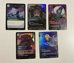 Riftbound orgins/spiritforged 61 card lot~17 foils~3 runes~41 c/uc - Image 2