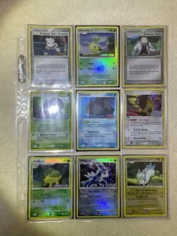 Pokemon Card Lot 9 Vintage Stamped Holos 🔥 2006-2008 EX, DP Burger King LP-HP - Image 1