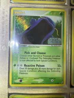Pokemon Card Lot 9 Vintage Stamped Holos 🔥 2006-2008 EX, DP Burger King LP-HP - Image 5